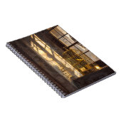 Golden Birdcage Sunlight Notebook Notizblock (Rechte Seite)