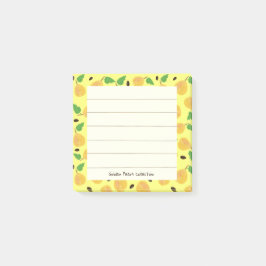 Golden Birnen Kollektion Gelb Hell Post-it Klebezettel