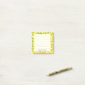 Golden Birnen Kollektion Gelb Hell Post-it Klebezettel (Auf Schreibtisch)