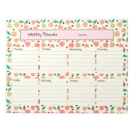 Golden Birnen Kollektion Pink Planer Notizblock
