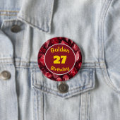 Golden Birthday Juli Birthstone Custom Button (Beispiel)