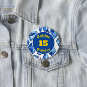 Golden Birthday September Birthstone Custom Button (Beispiel)