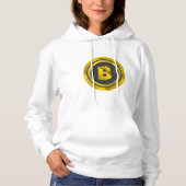 Golden Bitcoin Hoodie (Vorderseite)