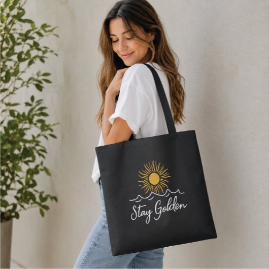 Golden Black bleibe Tasche