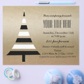 Golden & Black Christmas Tree Flyer (Einzeln)