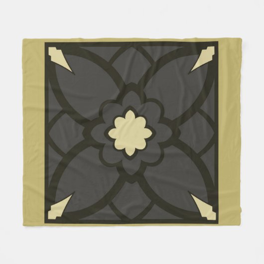 Golden Black Fleecedecke (Vorderseite (Horizontal))