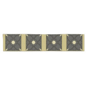Golden Black Kurzer Tischläufer (Horizontal)