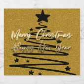 Golden Black Label Set Schaumweinetikett (Einzelnes Label)