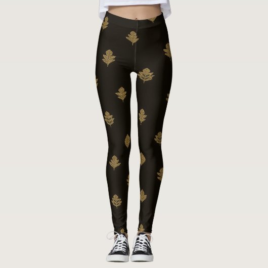 Golden Black Leggings Pattern (Vorderseite)