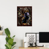 Golden Black Magic Poster (Heimbüro)