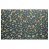 Golden Black Mit Augen Daisy Blume Dunkelblaues De Stoff (Fat Quarter (45,7 x 55,9 cm))