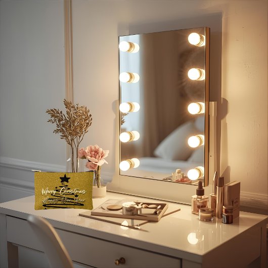 Golden Black Pouch Zubehörtasche