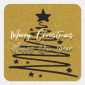 Golden Black Sticker (Vorderseite)