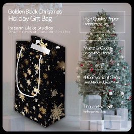 Golden Black Weihnachtsgeschenk Kleine Geschenktüte