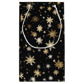 Golden Black Weihnachtsgeschenk Kleine Geschenktüte (Rückseite)