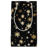 Golden Black Weihnachtsgeschenk Kleine Geschenktüte (Vorderseite)