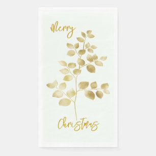 Golden Blätter Paper Handtuch Serviette