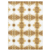Golden Blätter Weihnachtsfeiertag Tischdecke (Vorderseite)