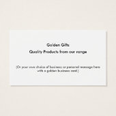 Golden Bling. (Rückseite)