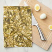 Golden Bling Geschirrtuch (Viertel Falte)