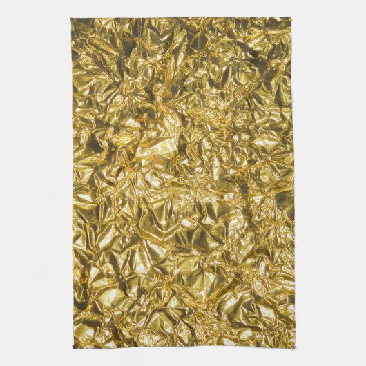 Golden Bling Geschirrtuch (Vertikal)