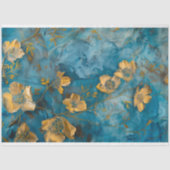 Golden Bloom Botanic Tissue Seidenpapier (Vorderseite)