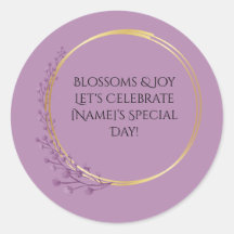 Golden Bloom Floral Geburtstagsparty