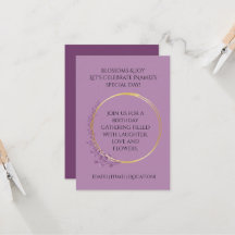 Golden Bloom Geburtstagsparty