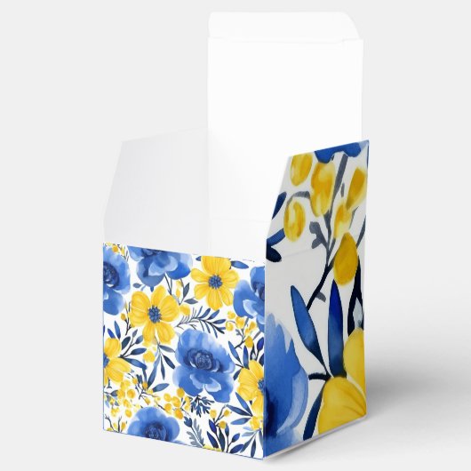 Golden Bloom Gift Cube Geschenkschachtel (Geöffnet)