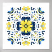 Golden Bloom Harmony Poster (Vorne)