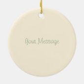 Golden Bloom Keramik Ornament (Hinten)