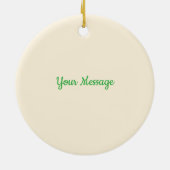 Golden Bloom Keramik Ornament (Hinten)