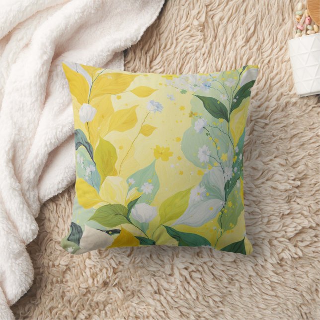 Golden Bloom Kissen (Decke)