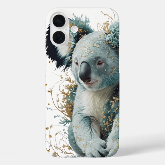 Golden Bloom Koala Case-Mate iPhone Hülle (Rückseite)