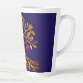 Golden Bloom Large Latte Tasse (Rechts)