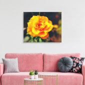 Golden Bloom Leinwanddruck (Insitu (Wohnzimmer))