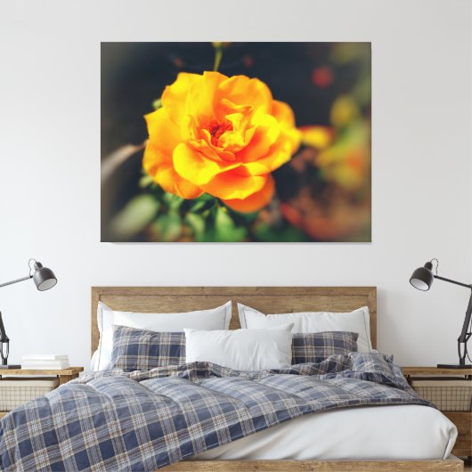 Golden Bloom Leinwanddruck (Insitu (Schlafzimmer))