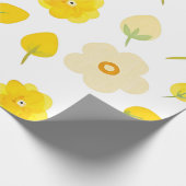 Golden Bloom Luxe Wallpaper Geschenkpapier (Ecke)
