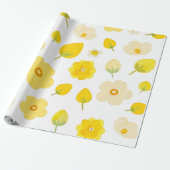Golden Bloom Luxe Wallpaper Geschenkpapier (Ungerollt)
