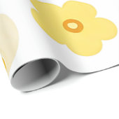 Golden Bloom Luxe Wallpaper Geschenkpapier (Rolleneckpunkt)