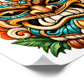 Golden Bloom Sentinel Poster (Ecke)