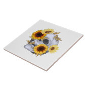 GOLDEN BLOOM SKULL FLIESE (Seite)