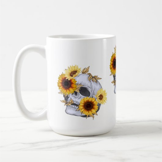 GOLDEN BLOOM SKULL KAFFEETASSE (Links)