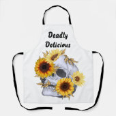 GOLDEN BLOOM SKULL SCHÜRZE (Vorderseite)