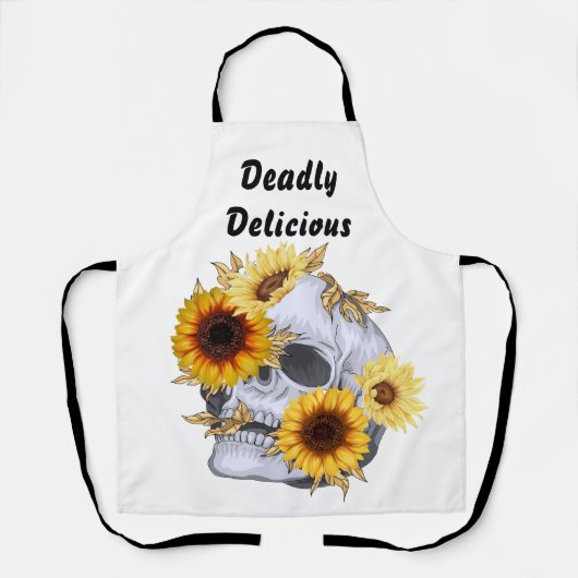 GOLDEN BLOOM SKULL SCHÜRZE (Vorderseite)