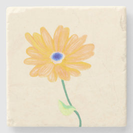 Golden Bloom Steinuntersetzer