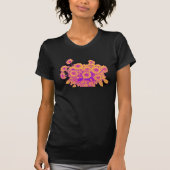 Golden-Bloom-Strauß - Thread-Art-Stil T-Shirt (Vorderseite)