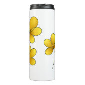 Golden Bloom Trio - Elegantes Design Thermosbecher (Rückseite)