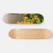 Golden Blossom Beauty Skateboard (Horizontal)