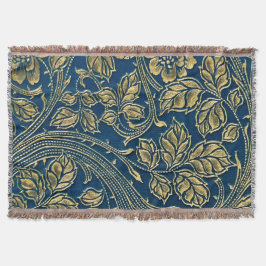 Golden Blossom Elegance Decke